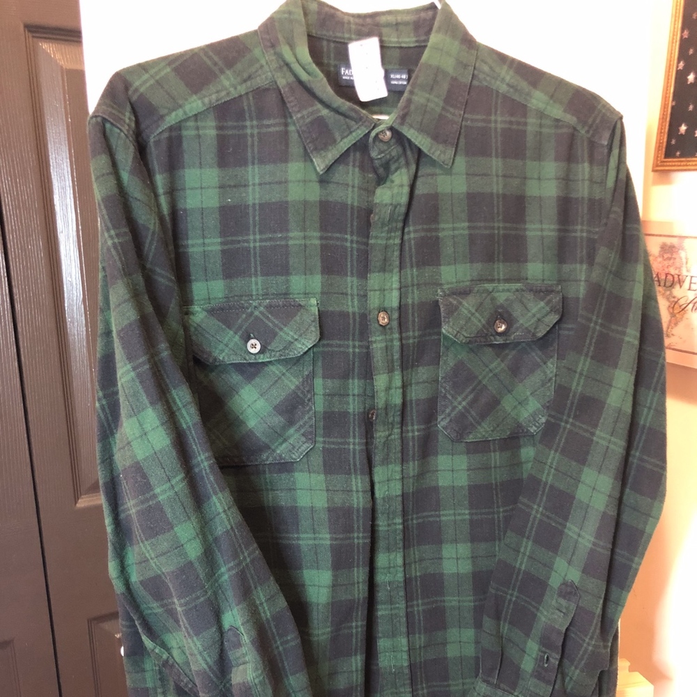 FADED GLORY Long Sleeve Casual Shirt